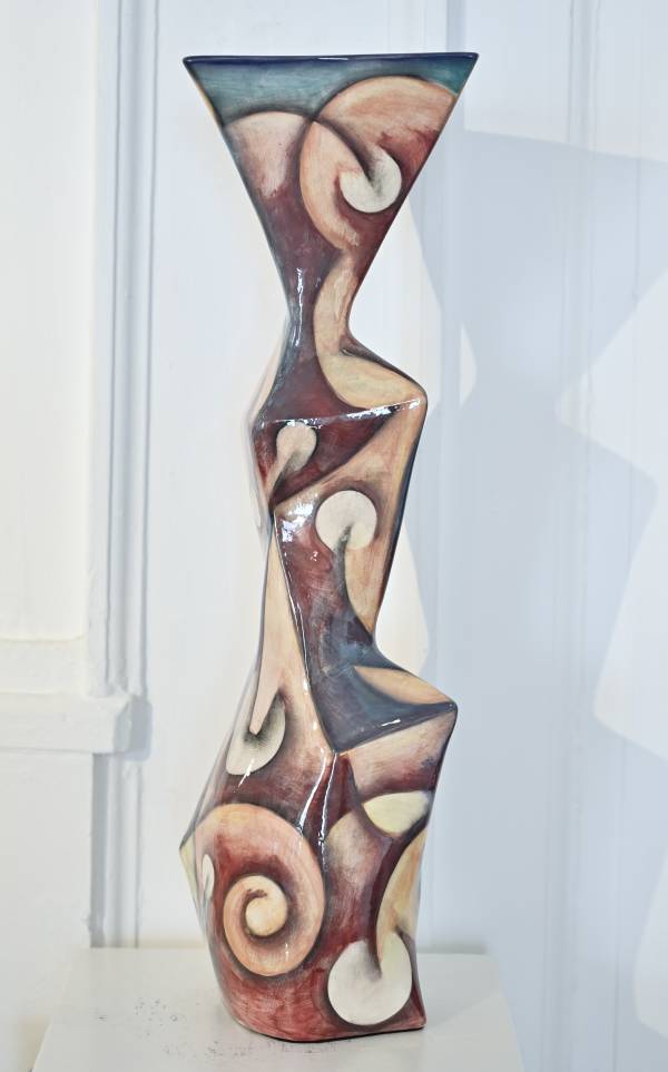 - a , Ceramic Sculpture by Dorienne Carmel, measuring 61 x 20 cm (H x W) £495